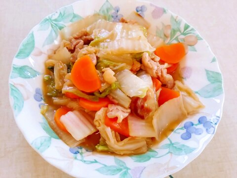 白菜と豚肉の中華煮